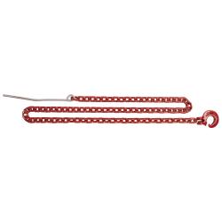 Würgekette 2,0m 7mm G80 rot