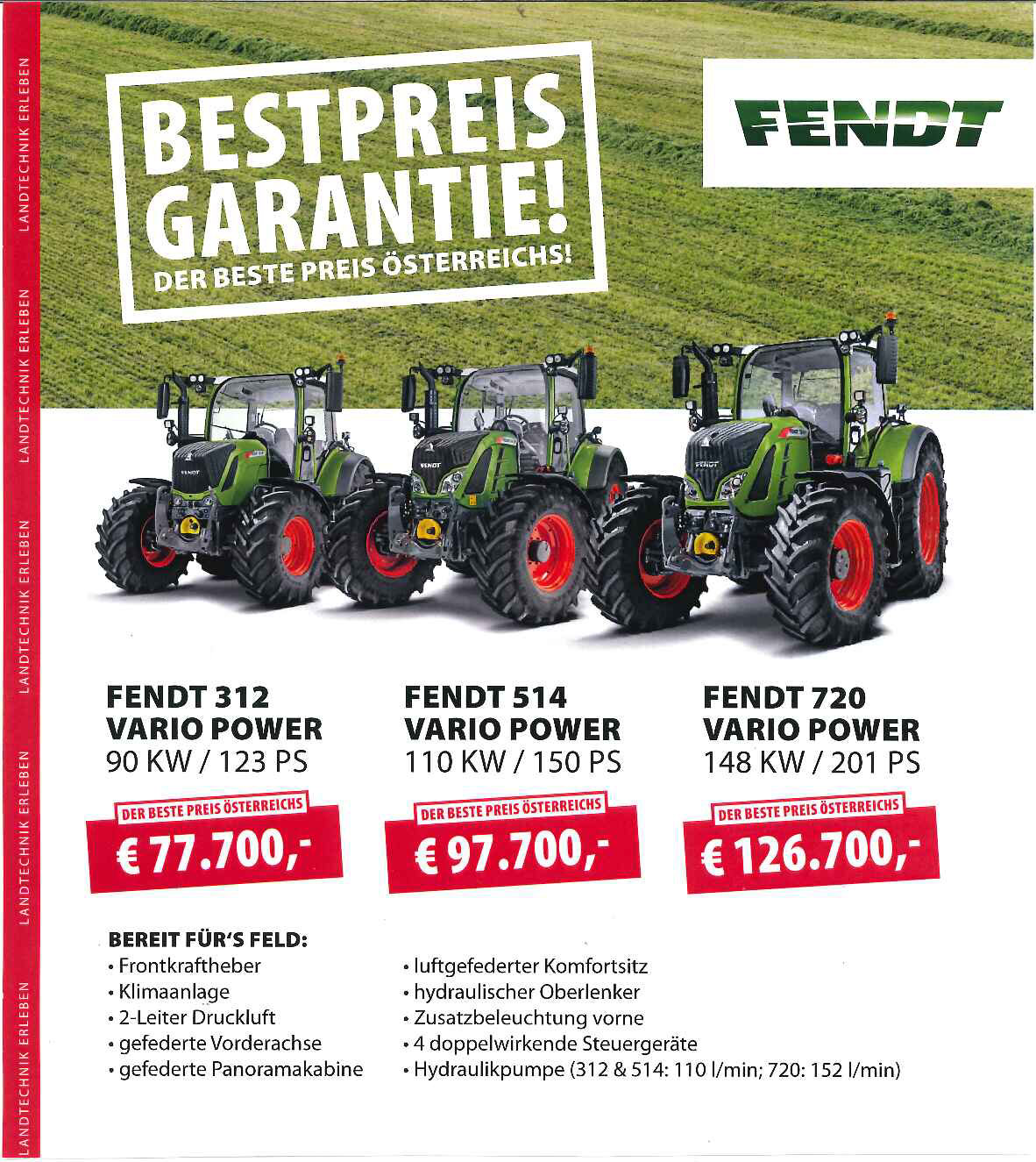 Fendt Bestpreis Garantie