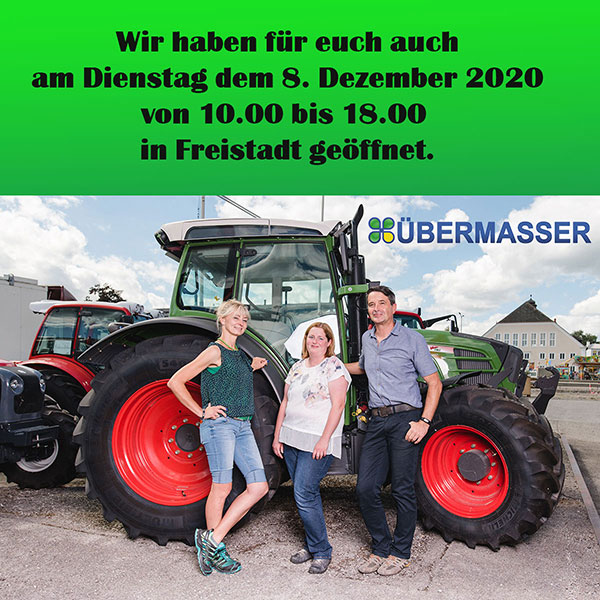 Öffnungszeiten 8.Dezember 2020